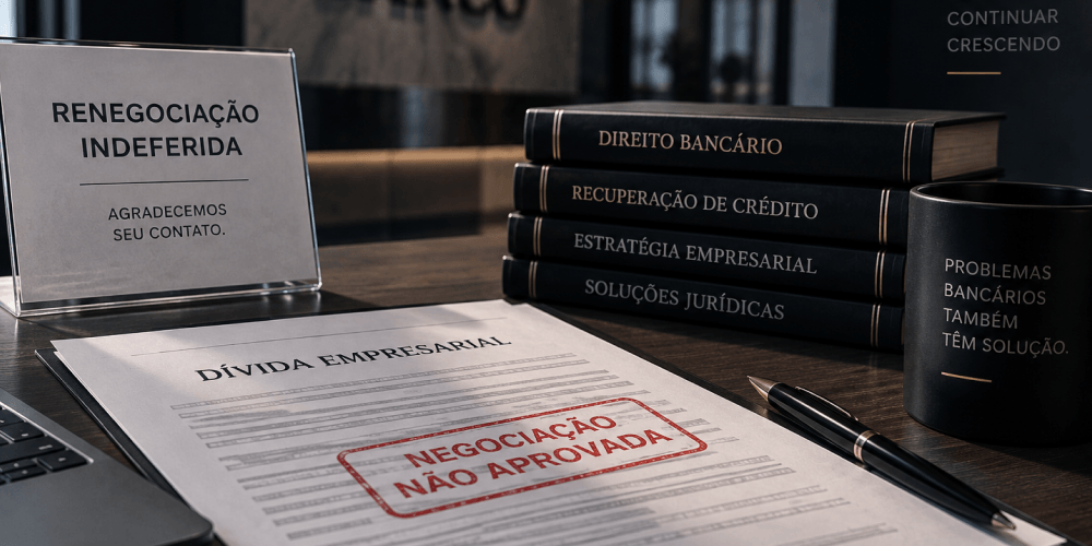 Banco não aceita renegociar: alternativas para a empresa