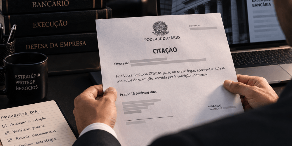 Citação em execução bancária: o que fazer